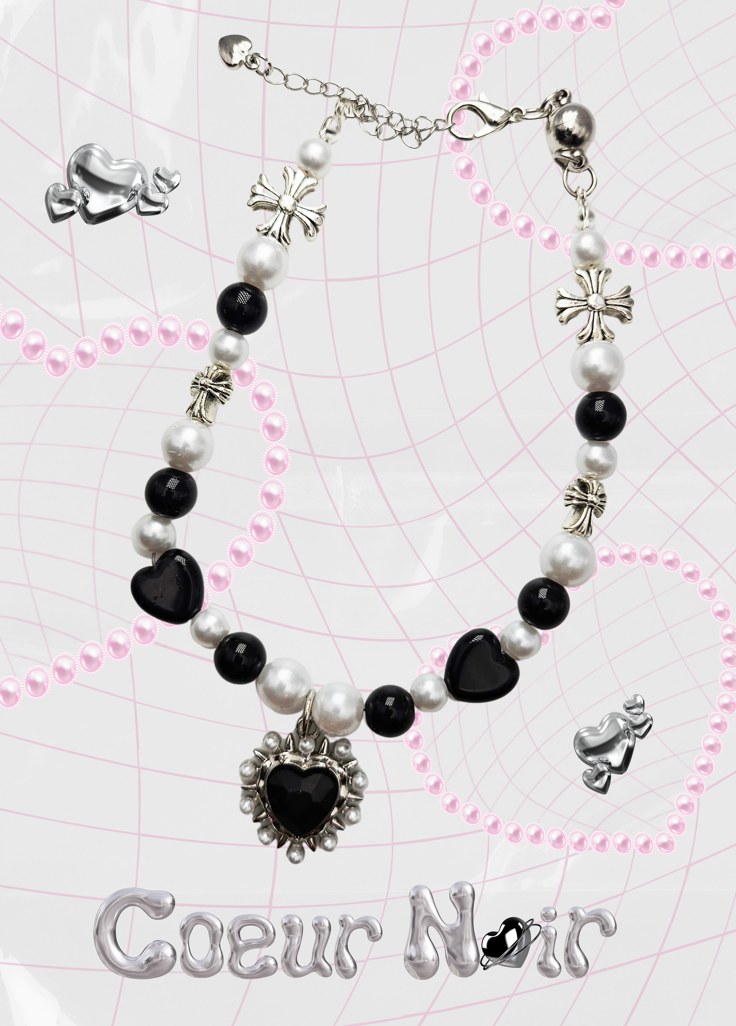 Coeur Noir Pet Necklace